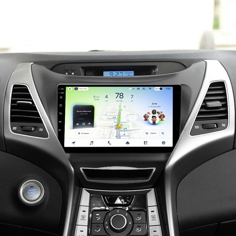 Android head unit Teyes CC4L 4+64 Gb Hyundai Elantra 5 JK GD MD UD 2010-2016 (F2) 9"