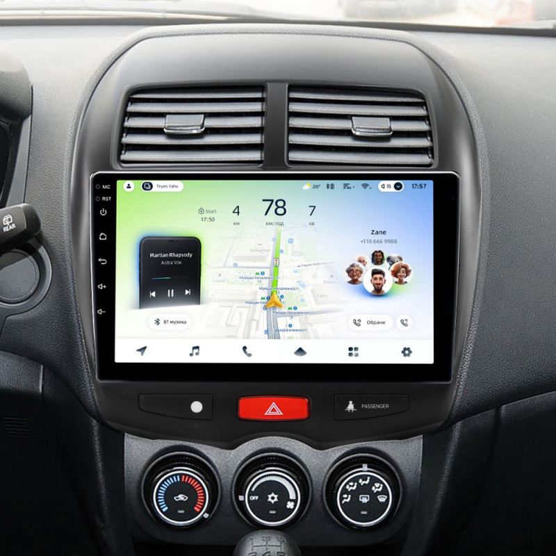 Android head unit Teyes CC4L 4+64 Gb Mitsubishi ASX 1 2010-2016 (B) 10"