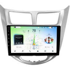 Android head unit Teyes CC4L 6+64 Gb Hyundai Solaris 1 2010-2016 9"