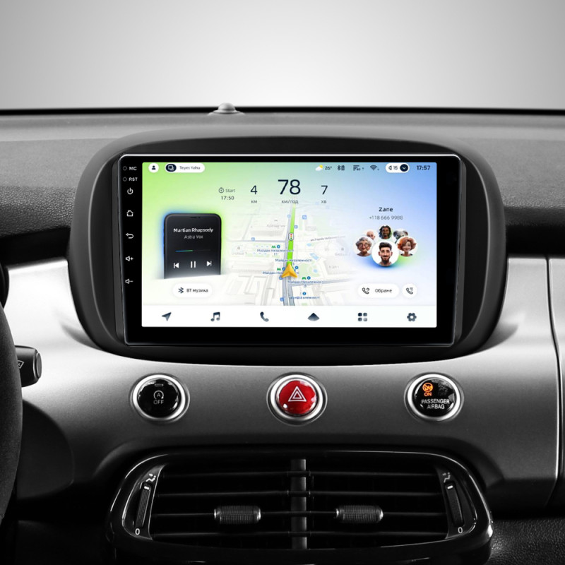 Štátní magnetofon Teyes CC4L 6+64 GB pro Fiat 500X (2014–2020), 9