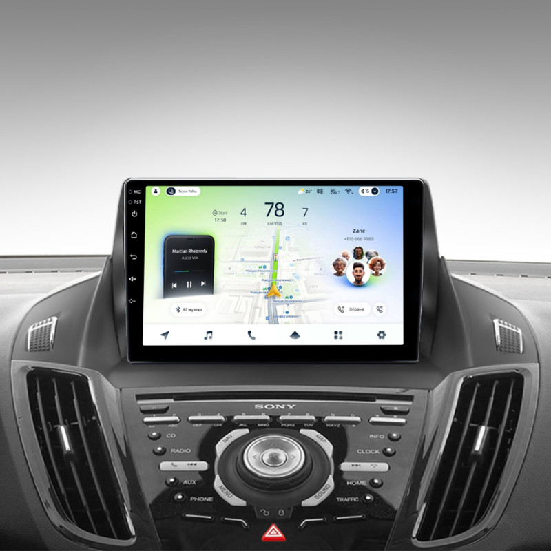 Android head unit Teyes CC4L 4+64 Gb Ford Kuga 2 Escape 3 2012 - 2019 (A) 9"