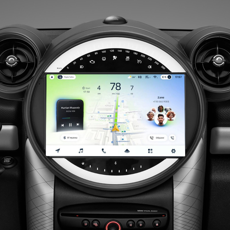 Android head unit Teyes CC4L 4+64 Gb BMW Mini (F2) 2010-2016 9" (L3)