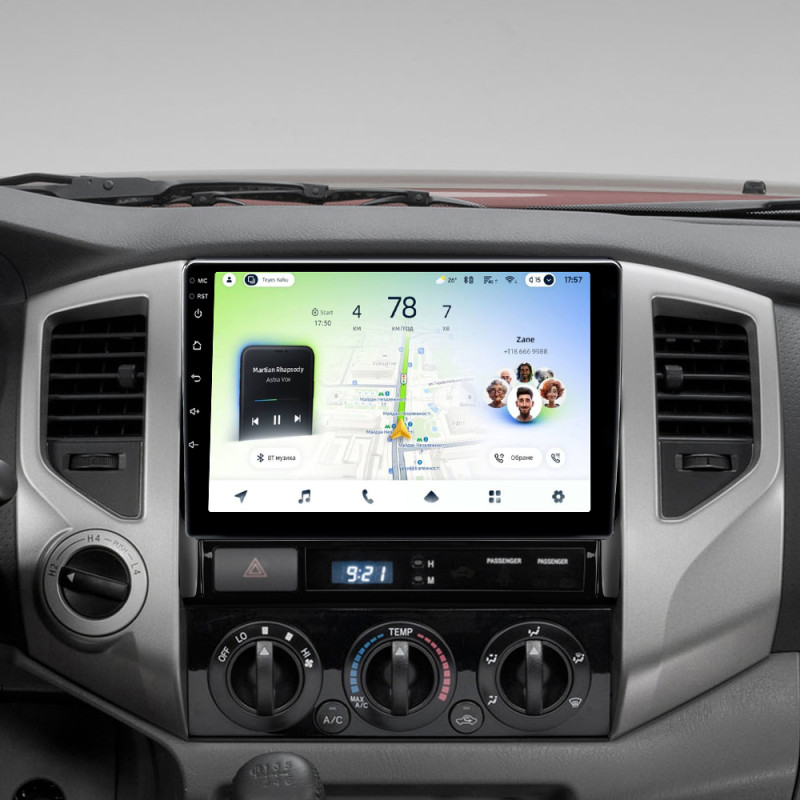 Android head unit Teyes CC4L 6+64 Gb Toyota Tacoma 2 N200 Hilux 2005-2015 9" (L1)