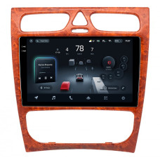 Android head unit Teyes CC4 8+128 Gb Mercedes Benz C Class S203 CL203 W203 2000-2004 wooden 9" 2k (L1)
