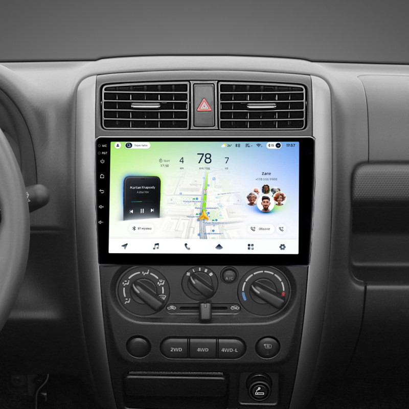 Android head unit Teyes CC4L 4+64 Gb Suzuki Jimny 3 2005-2019 9"
