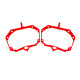 Adapter frame for automotive lenses N56