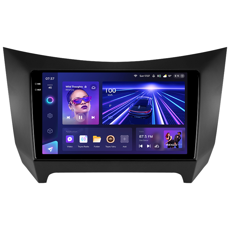 Android head unit Teyes CC3 4+64 Gb Lifan Smily 320 2008-2015 9" 2k