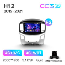 Android head unit Teyes CC3 4+32 Gb Hyundai H1 II 2 TQ 2015-2021 (F2) 9" 2k
