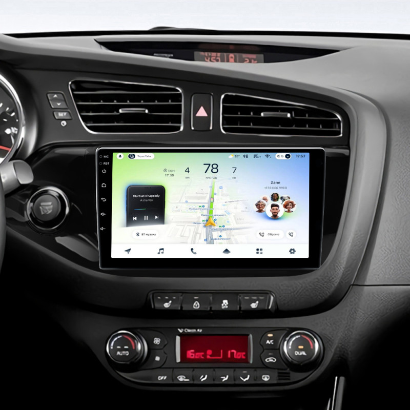 Android head unit Teyes CC4L 4+64 Gb Kia CEED Cee'd 2 JD 2012-2018 9"