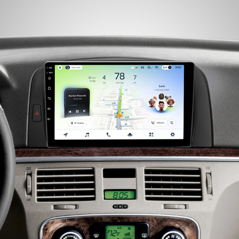 Android head unit Teyes CC4L 4+64 Gb Hyundai Sonata NF 2004-2008 9"