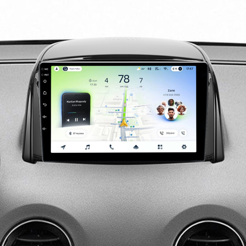 Android head unit Teyes CC4L 6+64 Gb Renault Koleos 2008 - 2016 (B) 9" (L1)