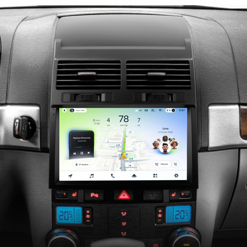 Fahrzeugradio Teyes CC4L 4+64 GB für Volkswagen Touareg GP (2002–2010, F1) 9 Zoll