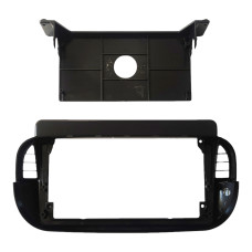 Adapter frame (for car) Fiat 500 2007-2015 Black 9"