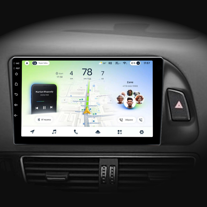 Android head unit Teyes CC4L 4+64 Gb Audi Q5 8R 2008-2017 (A) 9" (L2)