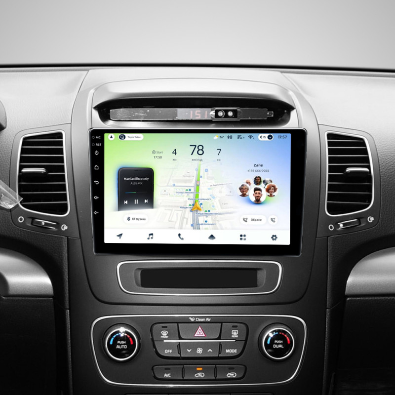 Android head unit Teyes CC4L 6+64 Gb Kia Sorento 2 II XM 2012 - 2021 (F1) 9"