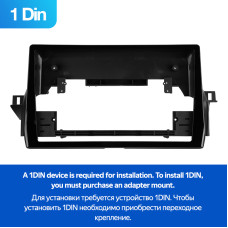 Adapter frame (for car) Toyota Camry 8 XV70 (1 Din) 2020-2023 10"