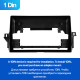 Adapter frame (for car) Toyota Camry 8 XV70 (1 Din) 2020-2023 10"