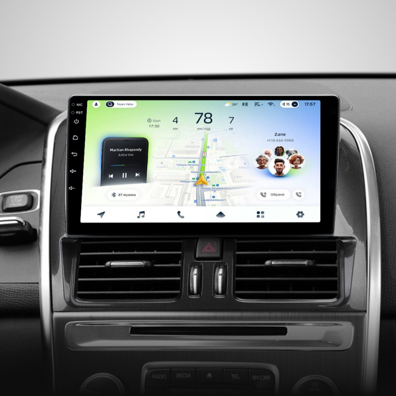 Android head unit Teyes CC4L 6+64 Gb Volvo XC60 I 1 (B) 2013-2017 9" (L2)
