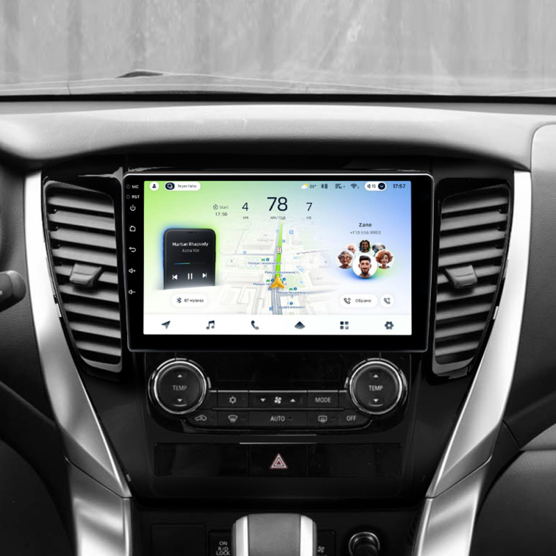 Android head unit Teyes CC4L 4+64 Gb Mitsubishi Pajero Sport 3 2016-2018 9"