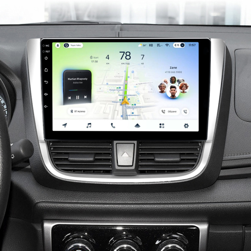Android head unit Teyes CC4L 6+64 Gb Toyota Vios Yaris L 2016-2019 10"