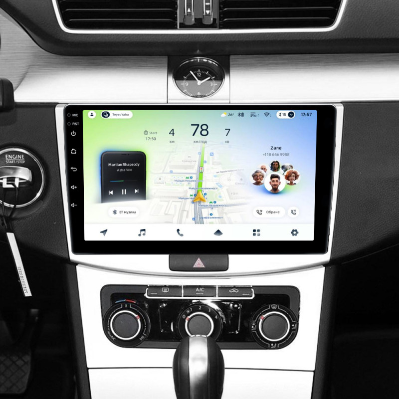 Android head unit Teyes CC4L 6+64 Gb Volkswagen Passat 7 B7 2010-2015 10"