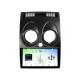 Android head unit Teyes CC4L 4+64 Gb Nissan Qashqai 1 J10 2006-2013 (round hazard button) 9"