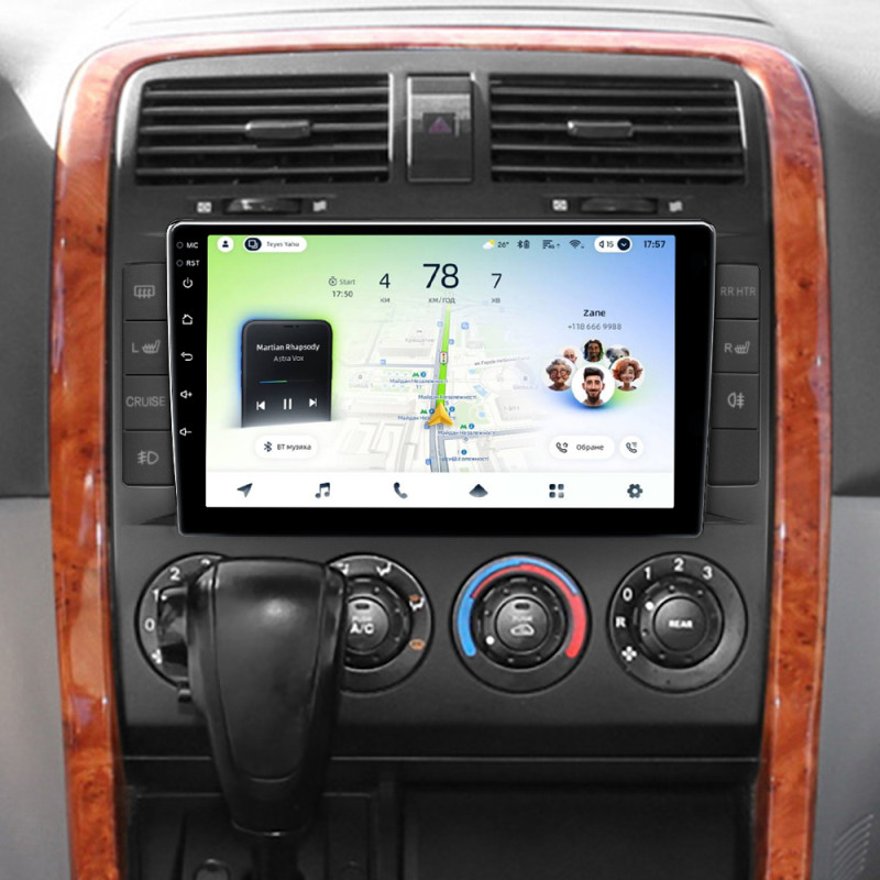 Android head unit Teyes CC4L 4+64 Gb Kia Carnival UP GQ 2002-2006 9"