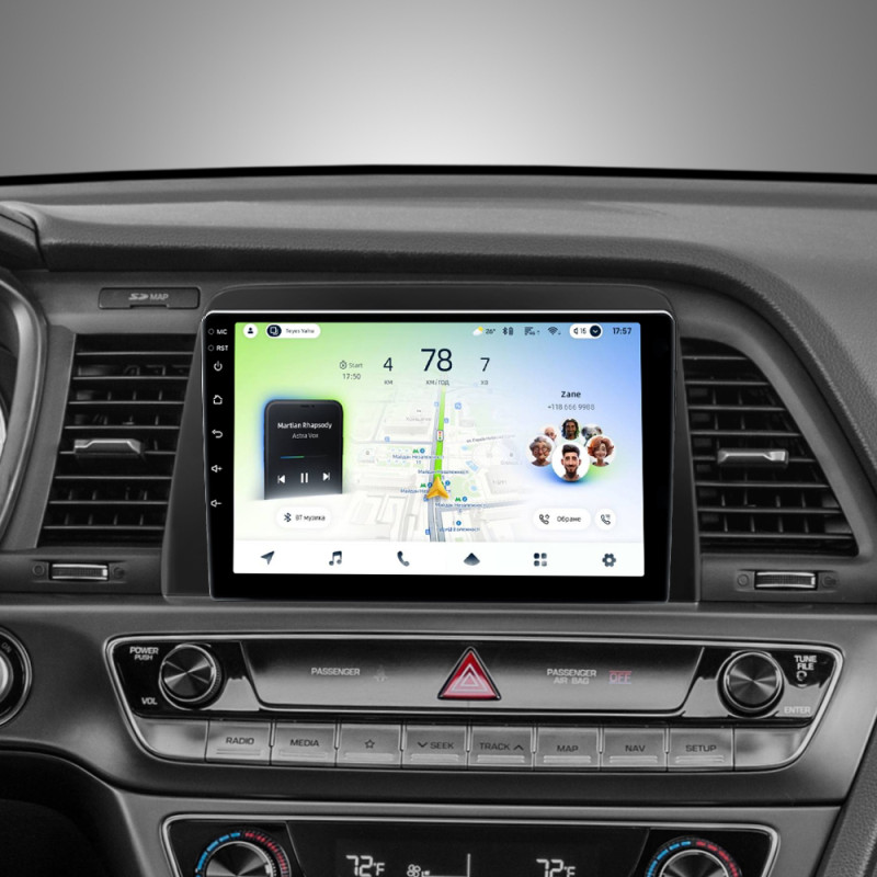 Android head unit Teyes CC4L 6+64 Gb Hyundai Sonata 7 LF 2017-2019 9"