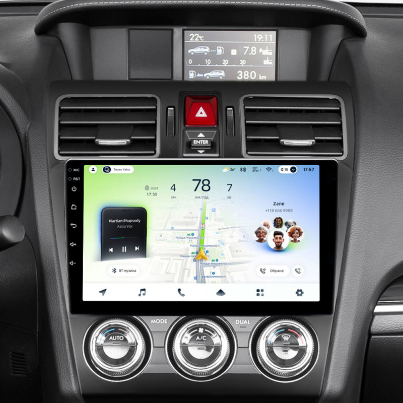 Android head unit Teyes CC4L 6+64 Gb Subaru Forester SJ 2015-2018 9"