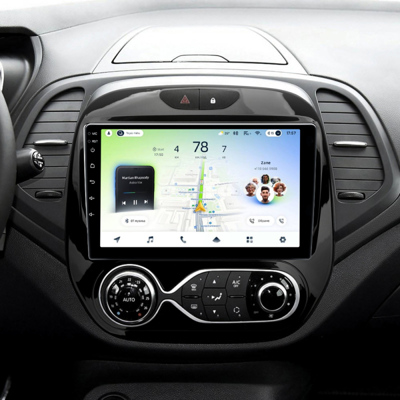 Android head unit Teyes CC4L 6+64 Gb Renault Kaptur 2016-2019 (F2) 9"