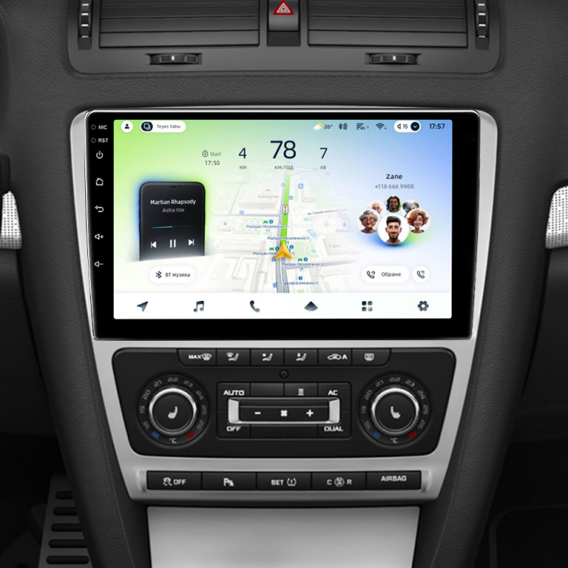 Štátní magnetofon Teyes CC4L 4+64 GB Škoda Octavia A5 2008–2013 10