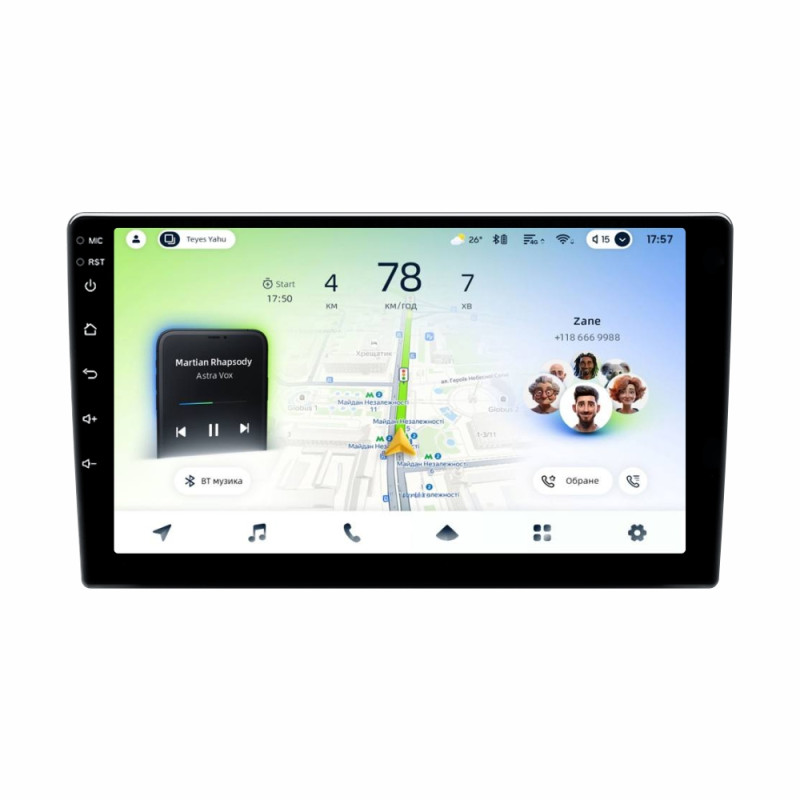 Sistema multimedia automotriz Teyes CC4L 4+64 GB (9