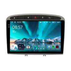 Android head unit Teyes CC4 6+64 Gb Peugeot 408 1 T7 2012-2020 For Peugeot 308 2007-2015 Silver 9" 2k