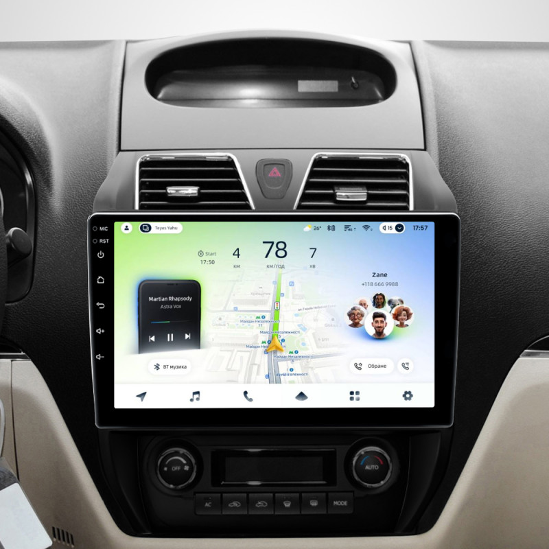 Android head unit Teyes CC4L 6+64 Gb Geely Emgrand EC7 1 2009-2016 10"