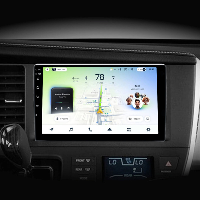 Android head unit Teyes CC4L 6+64 Gb Toyota Sienna 3 XL30 2014 - 2020 9"
