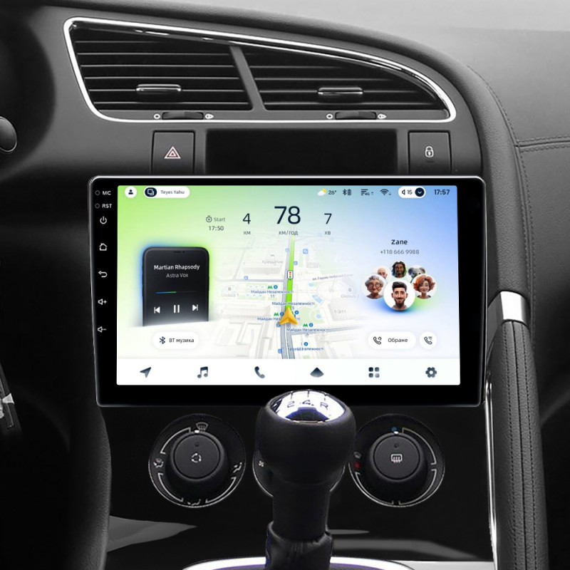 Android head unit Teyes CC4L 4+64 Gb Peugeot 3008 1 2009-2016 (F1) 9"