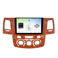Android head unit Teyes CC4L 6+64 Gb Toyota Fortuner 1 AN50 AN60 HILUX Revo Vigo 2008-2014 brown 9"