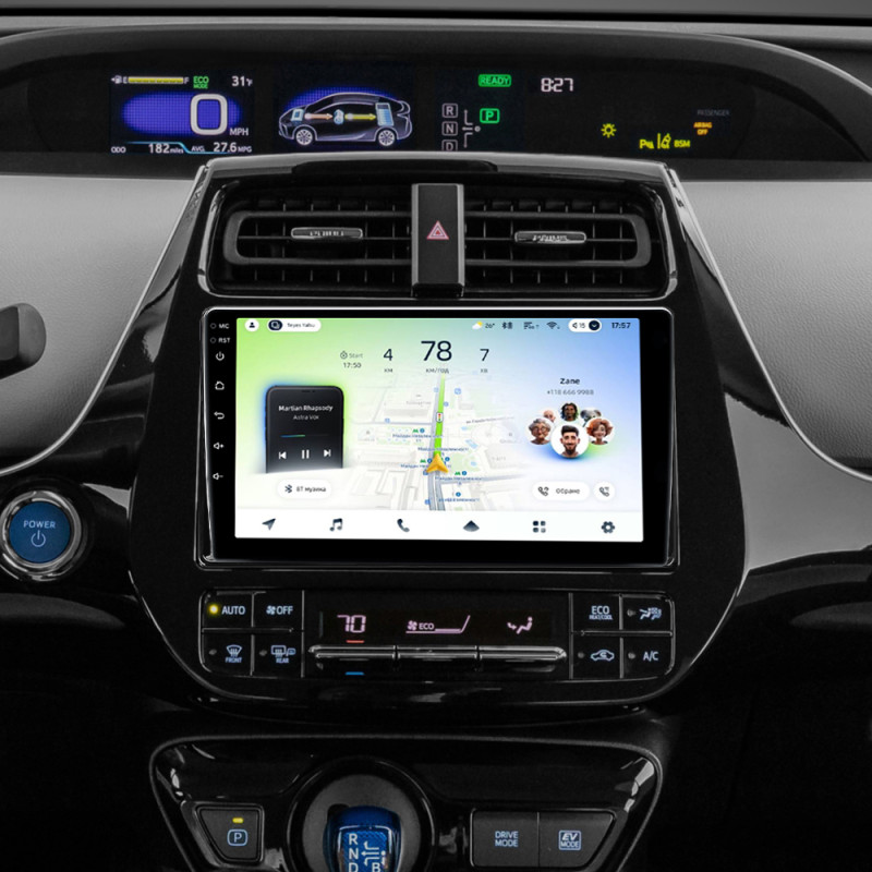 Android head unit Teyes CC4L 4+64 Gb Toyota Prius XW50 2015-2020 9"