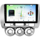 Android head unit Teyes CC4L 4+64 Gb Honda Jazz 1 GD Fit 1 2001-2008 MT AC 9"