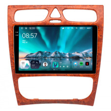 Android head unit Teyes CC4 6+64 Gb Mercedes Benz C Class S203 CL203 W203 2000-2004 wooden 9" 2k (L1)