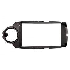 Adapter frame (for car) Toyota Yaris Vios 2012-2017 Black 9"