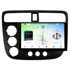 Android head unit Teyes CC4L 6+64 Gb Honda Civic 7 2000-2006 9"