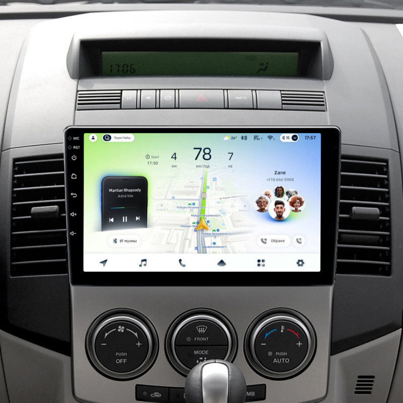 Android head unit Teyes CC4L 6+64 Gb Mazda 5 2 CR 2005-2010 9"