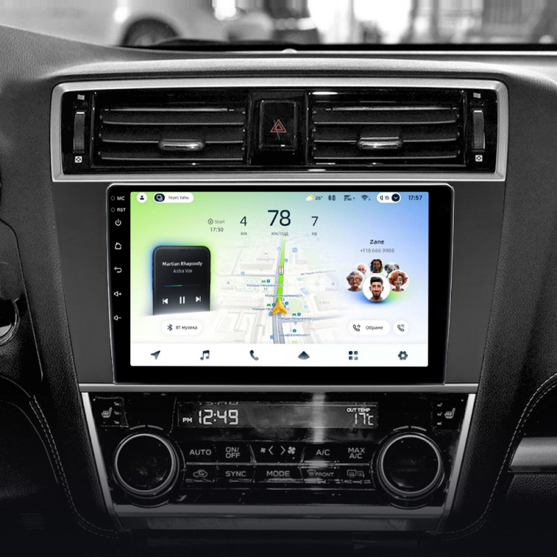 Android head unit Teyes CC4L 6+64 Gb Subaru Outback 5 2014-2018 Legacy 6 2014-2017 9" (L1)
