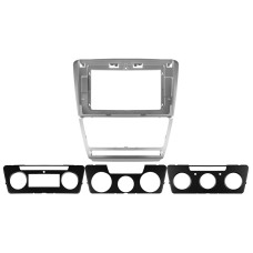 Adapter frame (for car) Skoda Octavia 2 A5 2008-2013 10" silver