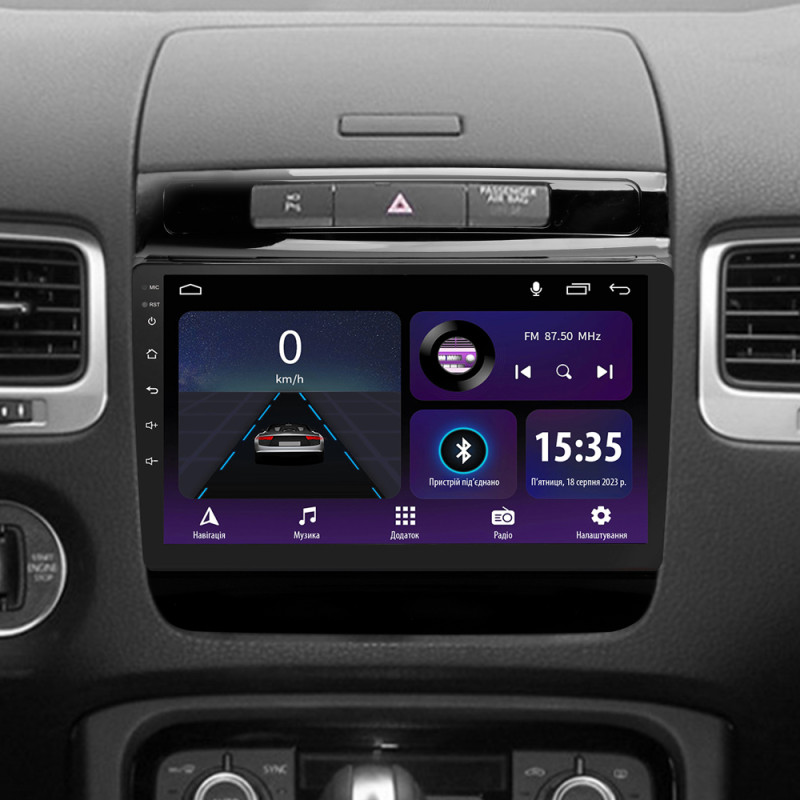 Android head unit SIGMA E9232 ANDROID 10 2+32 Gb Volkswagen Touareg FL NF 2010-2018 (B) without optics 9"