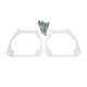 Adapter frame for automotive lenses N31