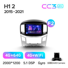 Android head unit Teyes CC3 4+64 Gb Hyundai H1 II 2 TQ 2015-2021 (F2) 9" 2k