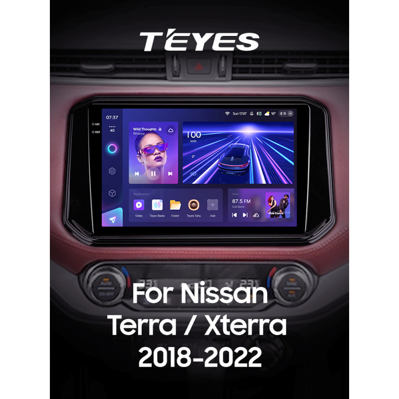 Android head unit Teyes CC3 4+32 Gb Nissan Terra Xterra 2018-2022 9" 2k (L1)
