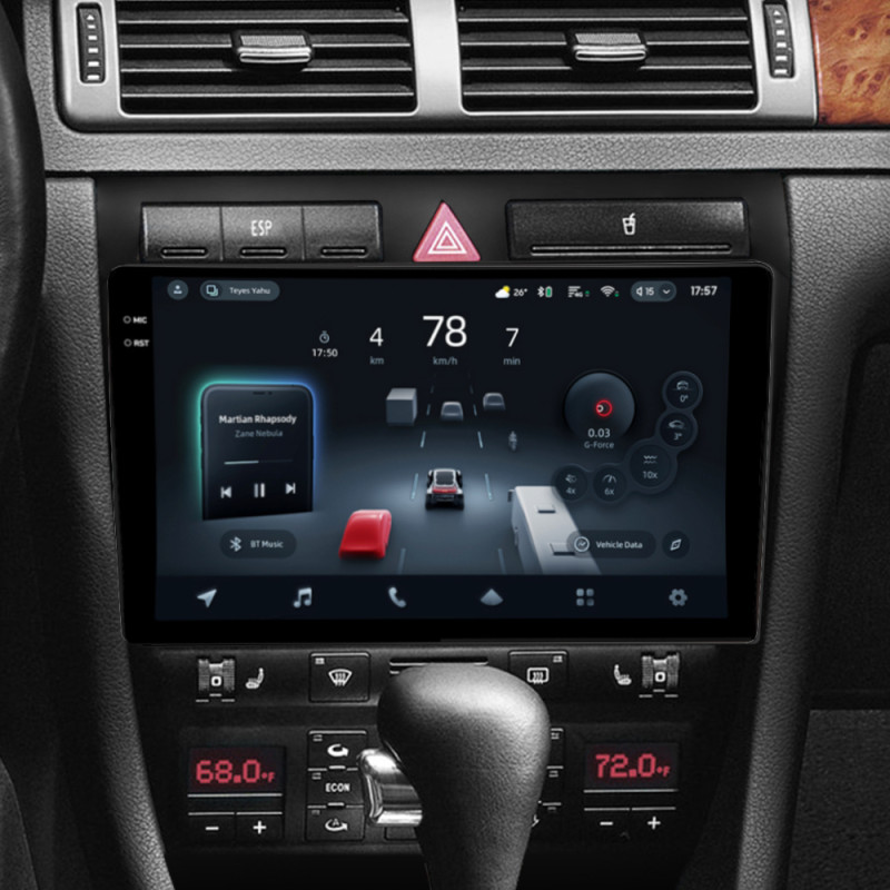 Android head unit Teyes CC4 Pro 12+256 Gb Audi A6 2 1997-2004 S6 2 1999-2004 RS6 1 2002-2006 9" 2k